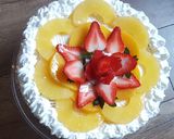 صورة لخطوة 4 من وصفة تورتة بالفواكه 🍰🍰🍰🎂🎂