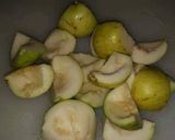 A picture of step 1 of Guava Pomegranate Vegetable.