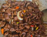 Gambar langkah 4 resipi 7:6:26 - Daging goreng cili padi.