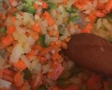 Foto del paso 6 de la receta: Hamburguesa casera con tallarines