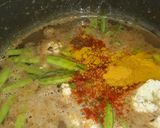 A picture of step 2 of Sindhi kadi.