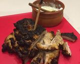 A picture of step 6 of Chicken Gyros.