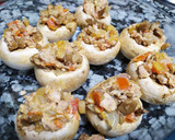 Foto del paso 6 de la receta: Champiñones al horno rellenos de atún