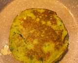 A picture of step 2 of Avocado pancakes.