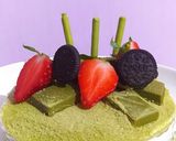 Foto langkah ke 9 dari resep Mille Crepes Matcha 👍.