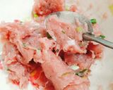 Hình bước làm 1 của món Canh bí đao cuộn thịt