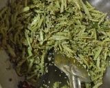 A picture of step 4 of Lau’er Khosha Bhaja (Bottle Gourd Skin Fry) 💁🏻♀️.