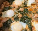 Foto del paso 12 de la receta Potaje vegetariano de garbanzos, con acelgas y huevos de codorniz