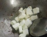 A picture of step 3 of Kadai paneer.