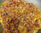 A picture of step 3 of Lockdown chicken curry.