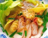 Hình bước làm 8 của món Hoành thánh thịt xá xíu