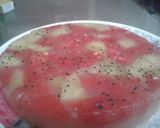 A picture of step 5 of Red beauty Cake.