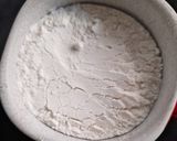 A picture of step 2 of Eggless Microwave Red Velvet Cake.