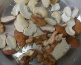 A picture of step 3 of Kesariya sweet pulao.