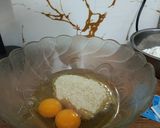 Foto langkah ke 1 dari resep Bolu Marmer 3 warna (hijau, kuning dan cokelat).