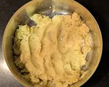 A picture of step 1 of Okonomiyaki (Japanese savoury pancakes).