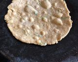 A picture of step 4 of Rajgira stuffed paratha.