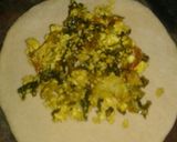 A picture of step 2 of Paneer ka stuffed paratha.