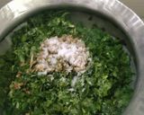 A picture of step 4 of Methi ringan.