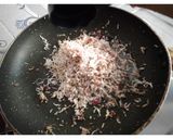 A picture of step 1 of Sweet potato kheer.