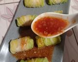 Foto langkah ke 7 dari resep SAWI PUTIH GULUNG isi ayam udang.