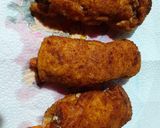 Foto del paso 6 de la receta: Milanesa de pollo empanizado relleno de verduras