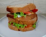 Gambar langkah 2 resipi Chicken Slice Sandwich.