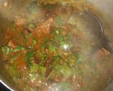 A picture of step 5 of Oha soup. 😍😋.