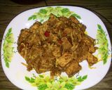 A picture of step 5 of My special awara in cabbage sauce.