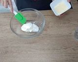 Foto del paso 1 de la receta Crema de queso con frambuesas