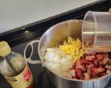 Foto del paso 1 de la receta Chutney de ruibarbo y manzana