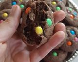 عکس مرحله 4 از دستور کوکی شکلاتی با تزیین اسمارتیز 🍪