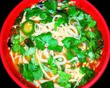 A picture of step 7 of Mike's Spicy Thai Breakfast Noodles.