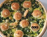 Foto do passo 9 de Quiche Espinafre e quejo ziegenkäse