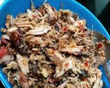 Foto langkah ke 6 dari resep Cakalang suwir kemangi.