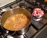 Foto del passaggio 5 della ricetta Orzotto e Bacon