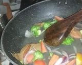 A picture of step 1 of Vegetable Soup.
