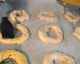 A picture of step 9 of Açma (soft rolled bread).