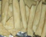 A picture of step 4 of Mayo chicken rolls.