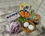 豆腐菇菇親子丼飯的食譜步驟1照片