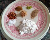 A picture of step 2 of Vermicelli potato chutney coins.