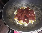 A picture of step 1 of Lamb liver.