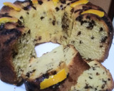 Foto del paso 5 de la receta: Bizcocho con fideos de chocolate y naranja confitada!!