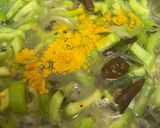 A picture of step 3 of Snake gourd sabji fry.