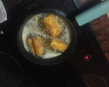 Foto del paso 5 de la receta: Caprichos de salchicha, bacon y queso frito