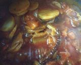A picture of step 3 of Mullangi sambar.