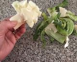 Foto del paso 1 de la receta: Ensalada de tallos de coliflor con palta
