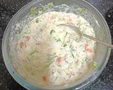 A picture of step 2 of High Protein Sattu & veggies Uttapam.