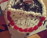 A picture of step 8 of Black forest cake.