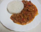 A picture of step 5 of Pinto Beans with White Rice for Students.